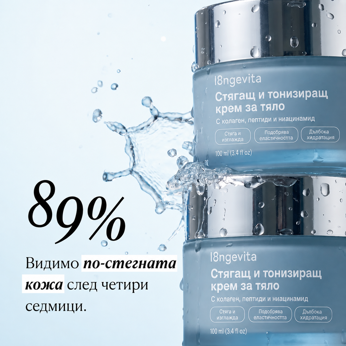 Стягащ и Тонизиращ Крем За Тяло